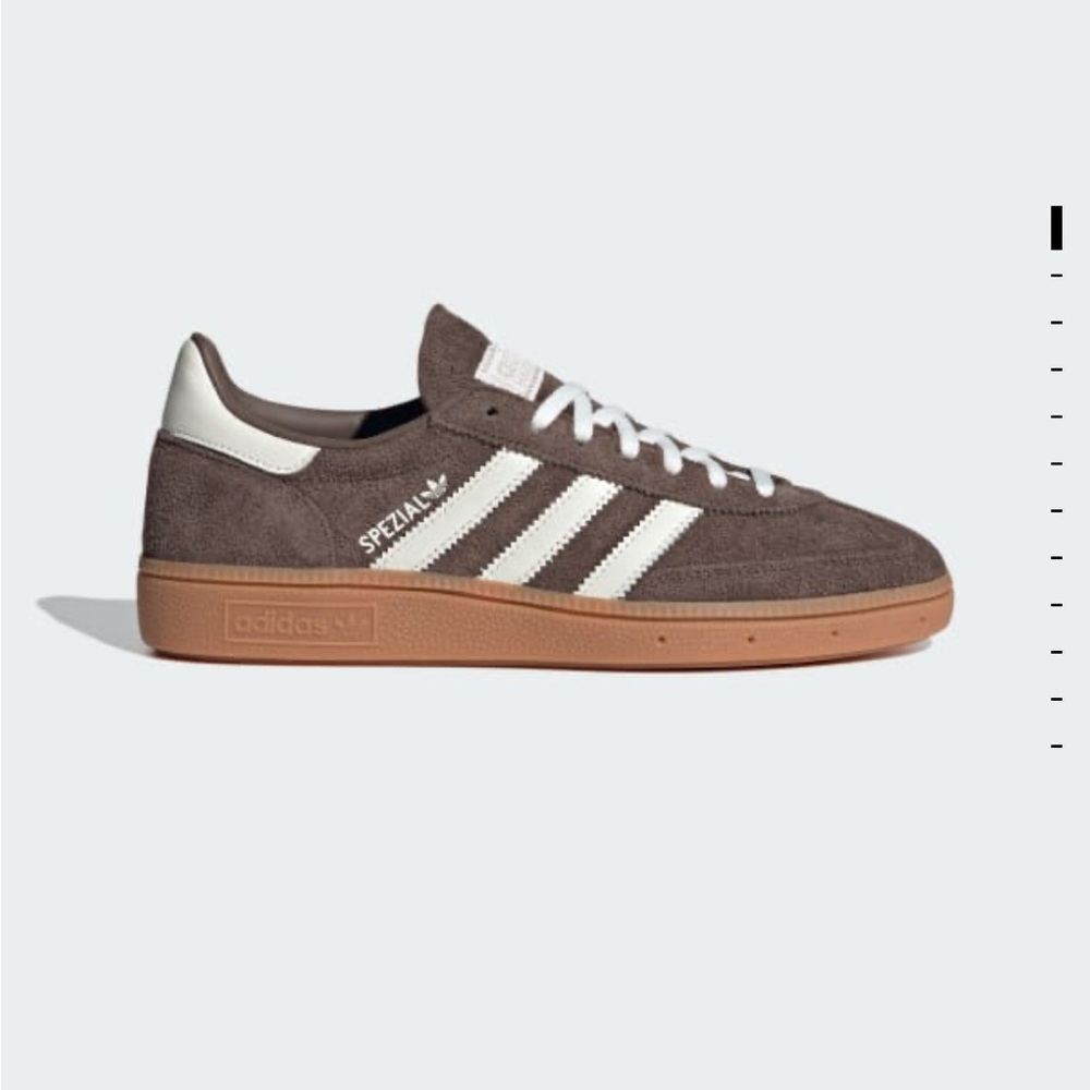adidas Brown and White Spezial Sneakers